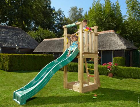 Jungle Tower | Houten speeltoestel met glijbaan