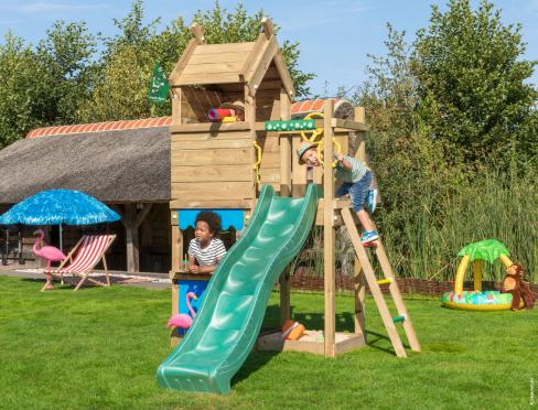 Jungle Resort | Speelhuisje met glijbaan & winkeltje